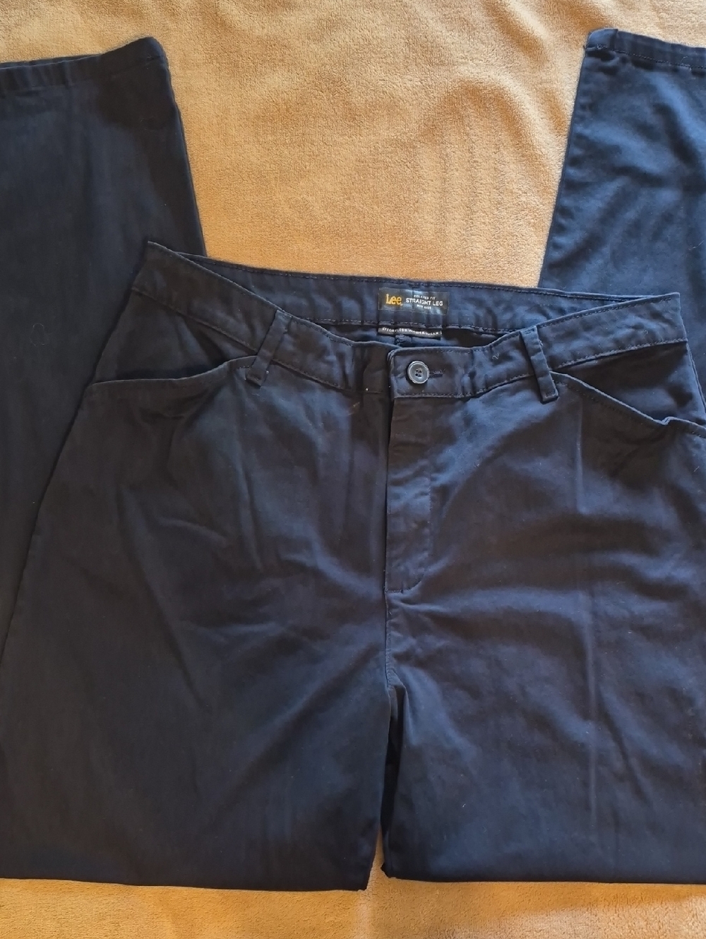 NWOT Lee Dark Navy Straight Leg Pants SZ 12